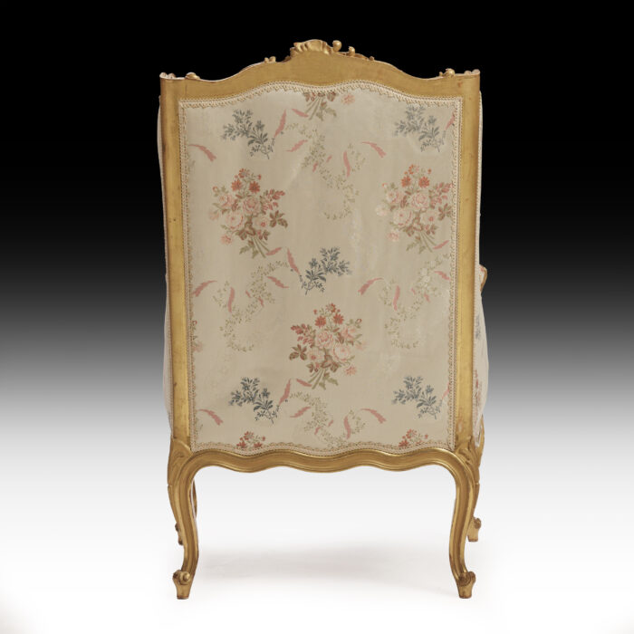 Pair Gilded Wing Chairs - Image 11