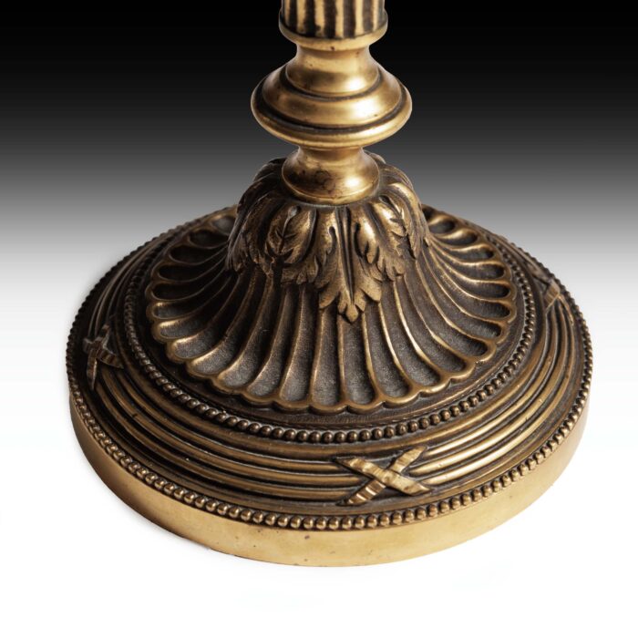 Pair Large Antique Lamps - Image 4