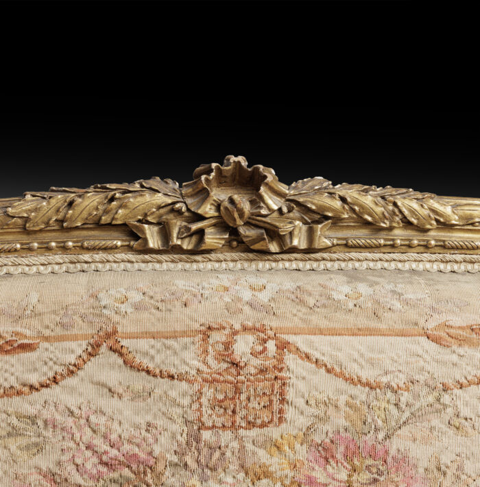French Gilded Salon Settee - Image 13