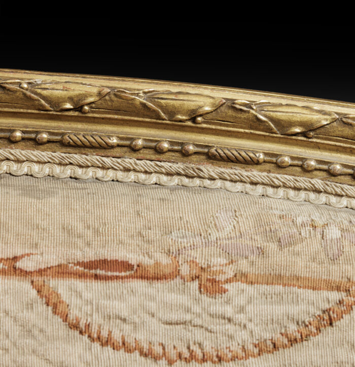 French Gilded Salon Settee - Image 12