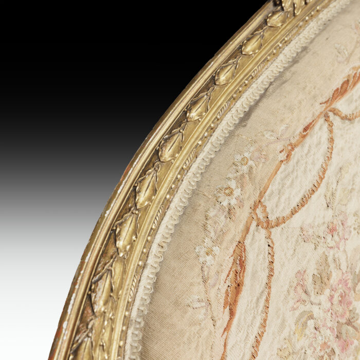 French Gilded Salon Settee - Image 9