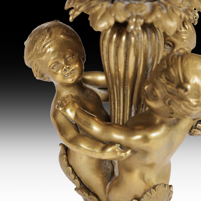 Antique Ormolu Lamp - Image 2