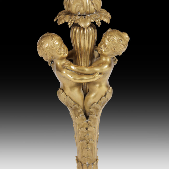 Antique Ormolu Lamp - Image 6