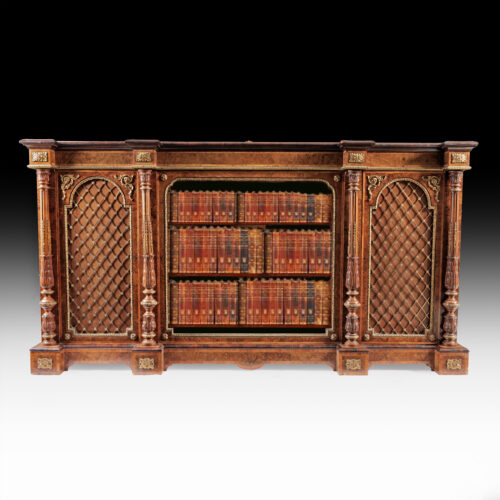 english-four-door-bookcase