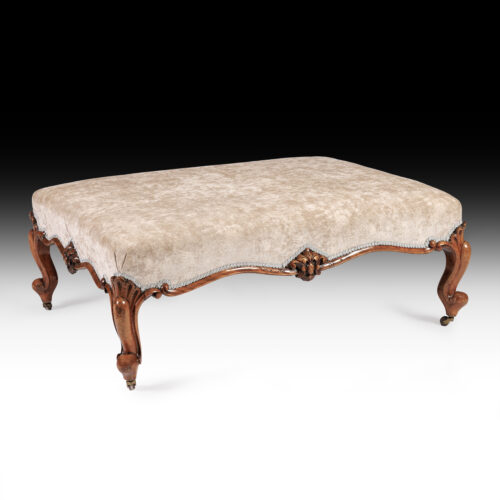 large-antique-stool