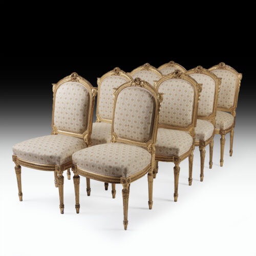 set-of-8-gilded-dining-chairs