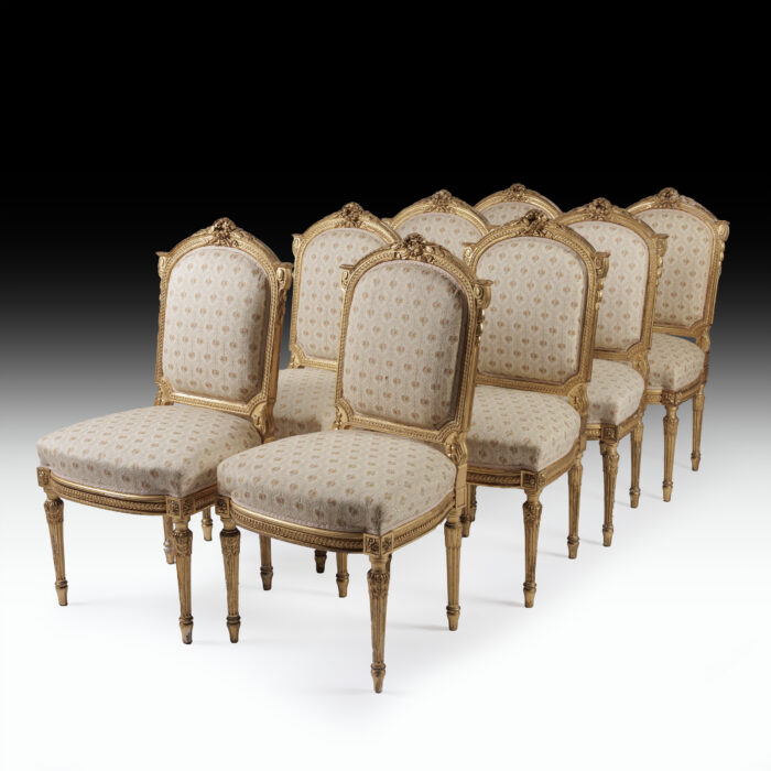 set-of-8-gilded-dining-chairs
