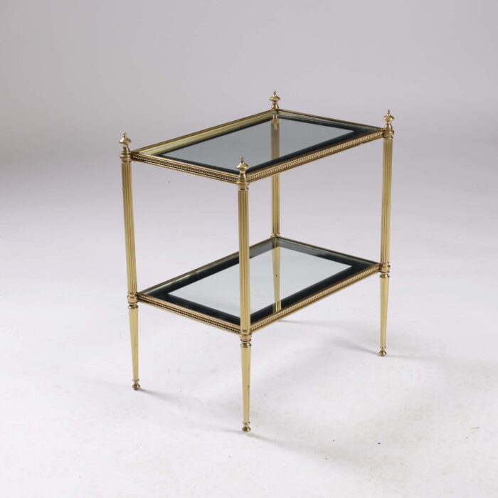 Pair Vintage Brass Coffee Tables - Image 6