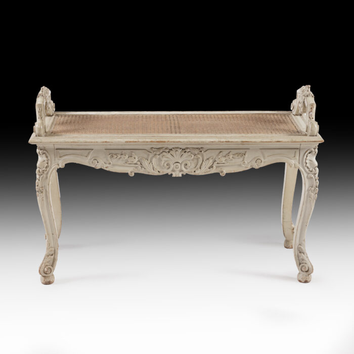 French Antique Bench Stool - Image 2