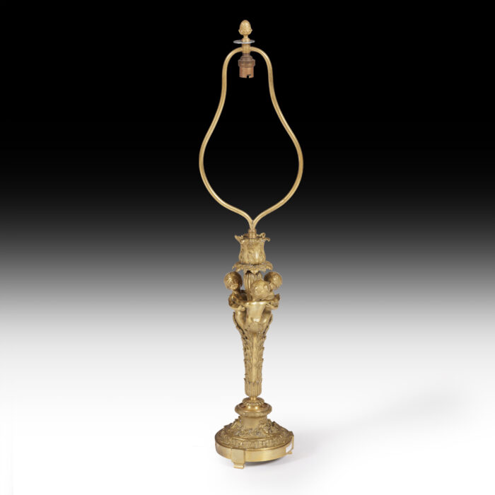 Antique Ormolu Lamp - Image 4