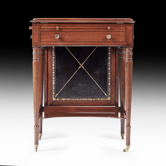 Small George III Writing Table with Firescreen - Image 7
