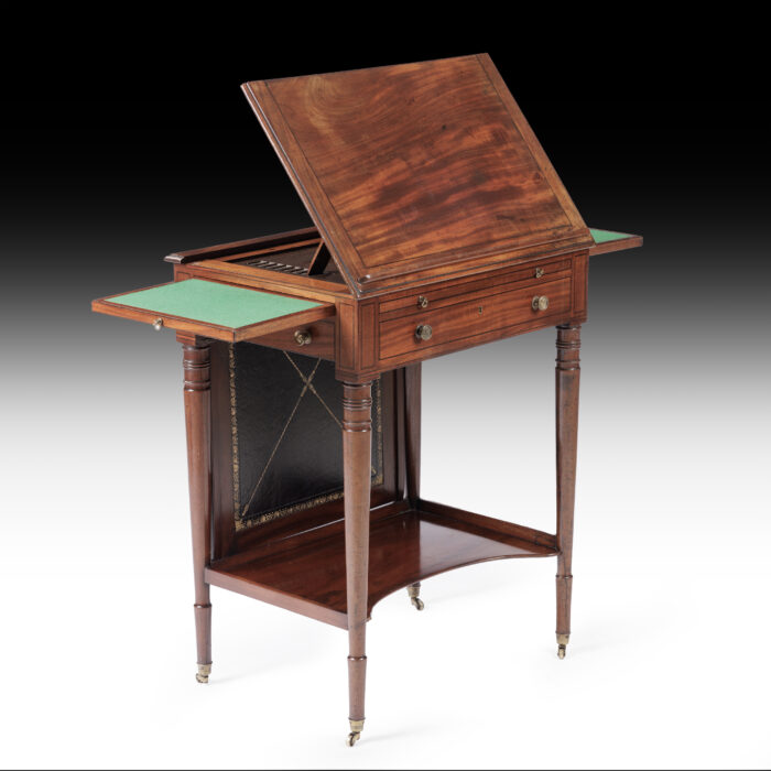 Small George III Writing Table with Firescreen - Image 4