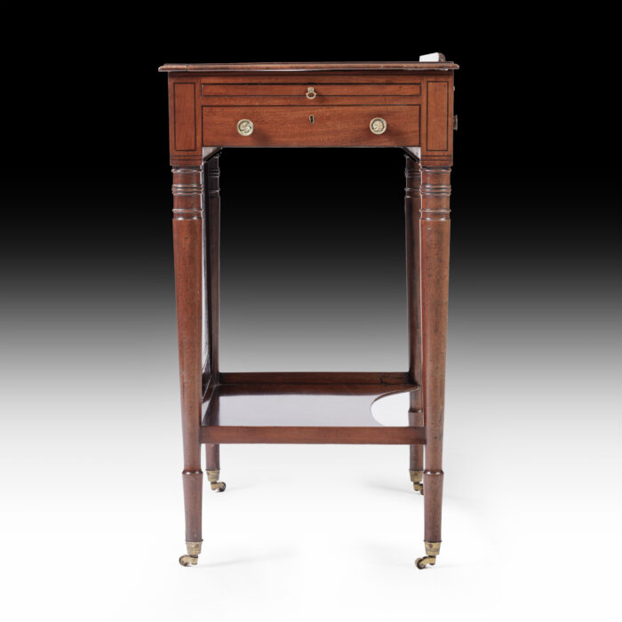 Small George III Writing Table with Firescreen - Image 6