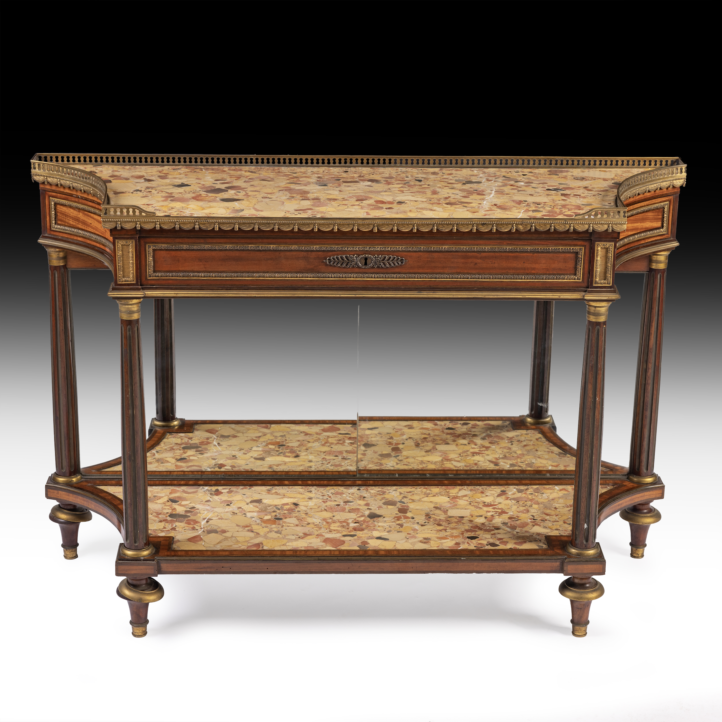 large-french-empire-console-table