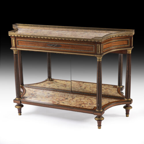 large french empire console table
