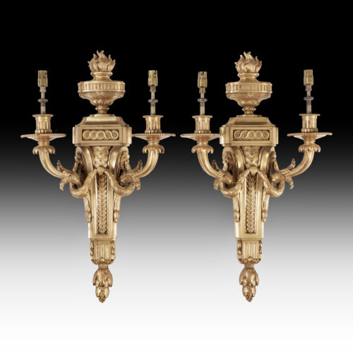 pair-antque-wall-lights