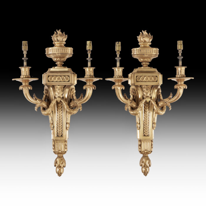 pair-antque-wall-lights