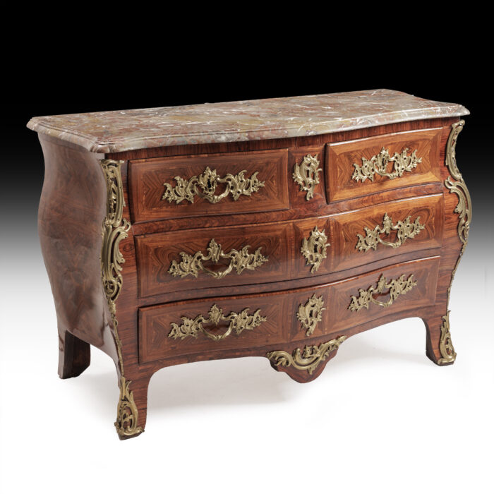 18th-Century-French-Bombe-Commode-