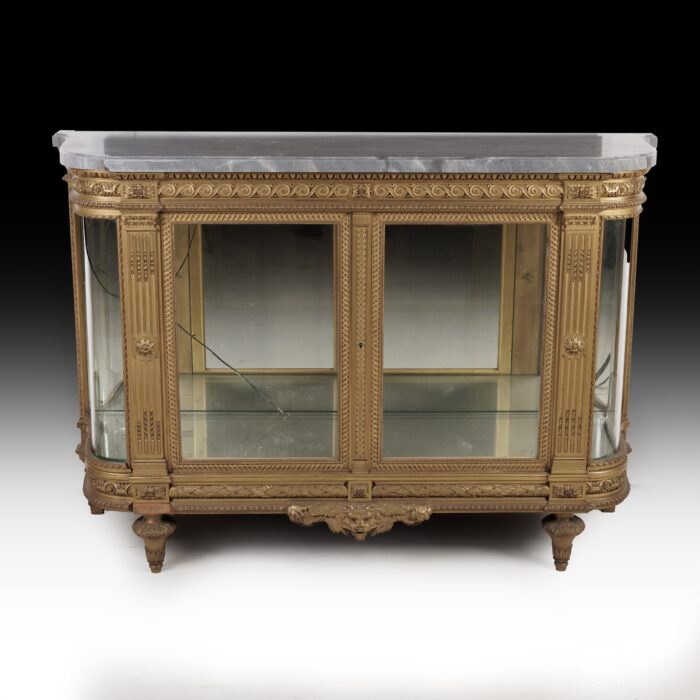 Exceptional 19th Century French Vitrine by Leon Dromard