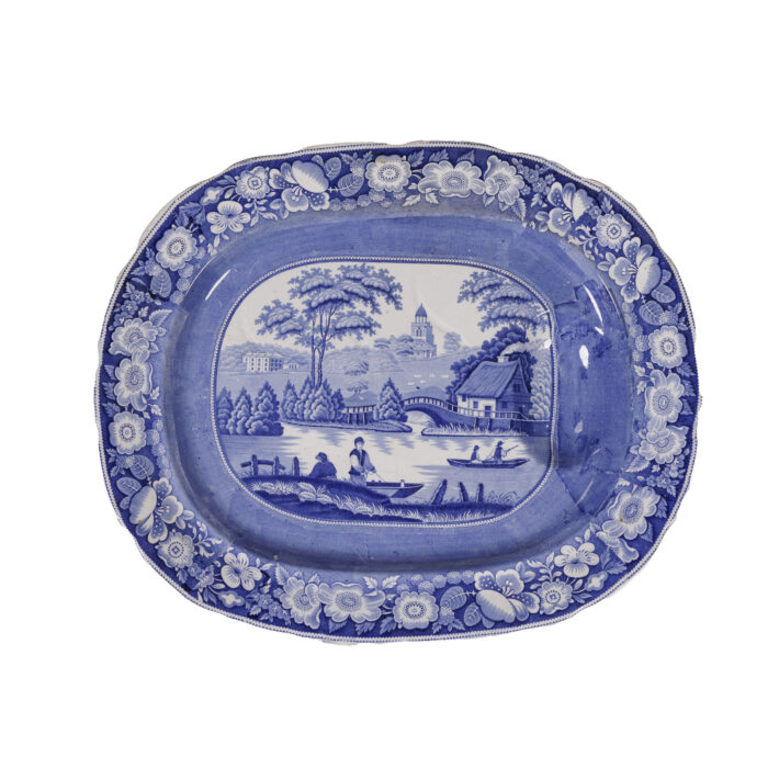 Large 19th Century Staffordshire Meat Platter