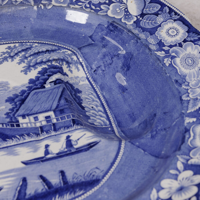 Large 19th Century Staffordshire Meat Platter - Image 3