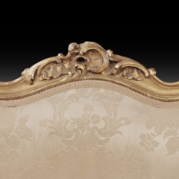 Pair French Louis XV Wing Chairs - Image 8