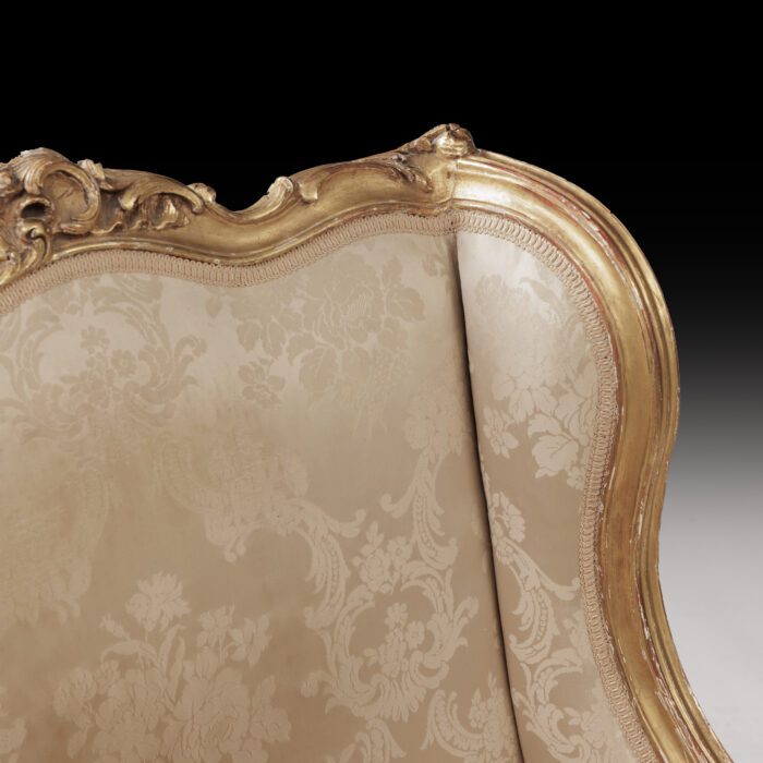 Pair French Louis XV Wing Chairs - Image 4