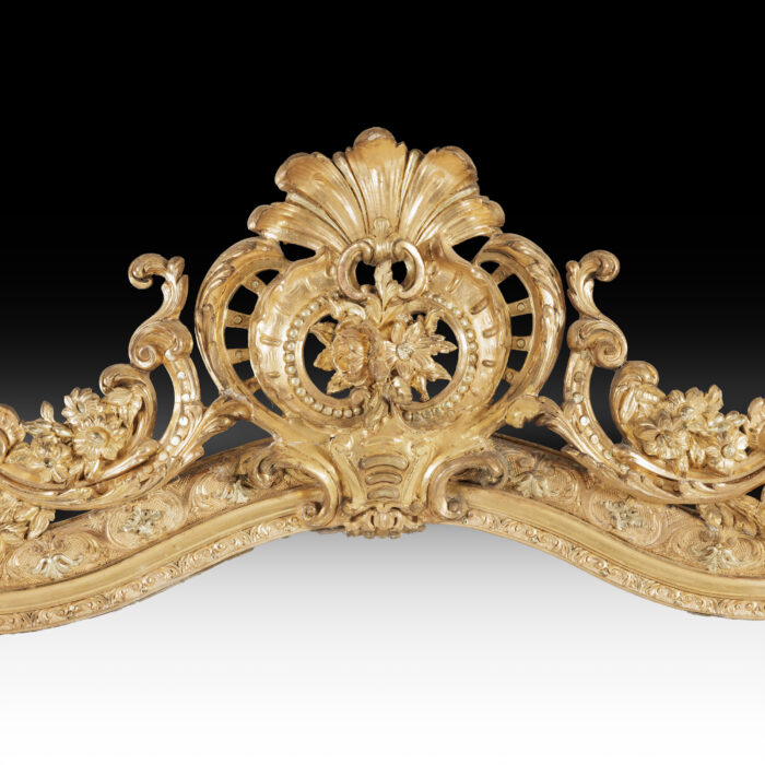 19th Century French Over-Mantle Mirror - Image 2