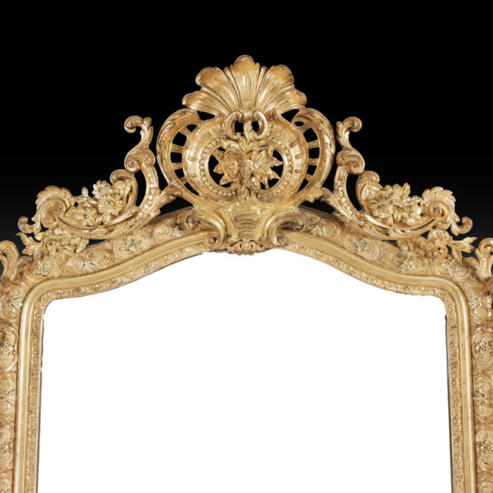 19th Century French Over-Mantle Mirror - Image 3