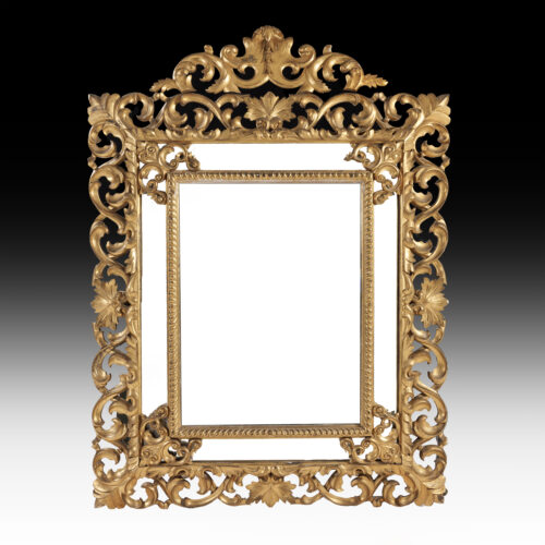 19th Century Cushion Mirror