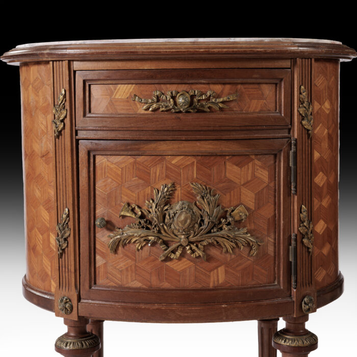 Pair Antique Bedside Tables - Image 6