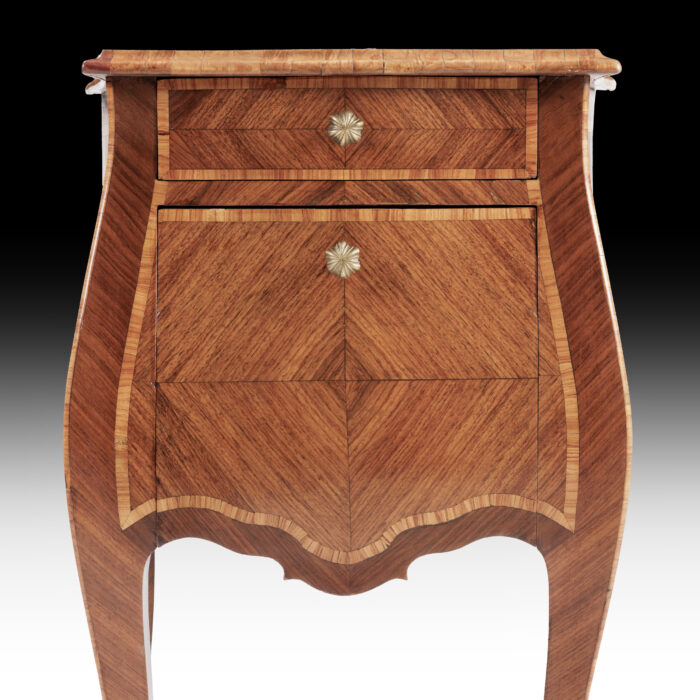 Pair French Bedside Tables - Image 2