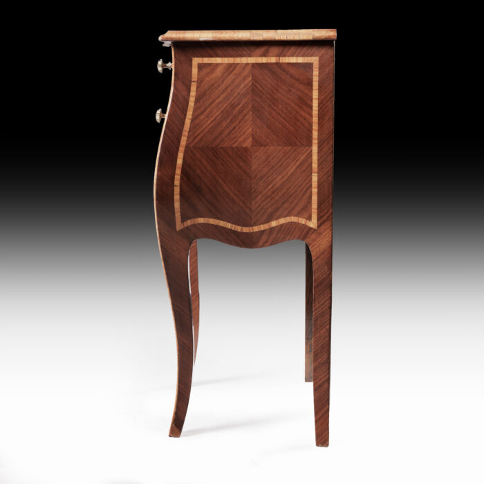 Pair French Bedside Tables - Image 7
