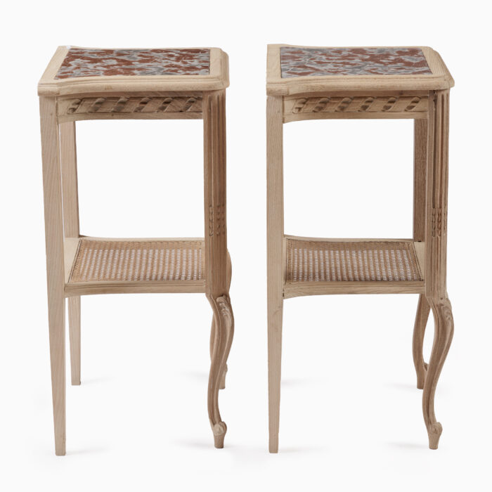 Pair Antique Bedside Table - Image 3