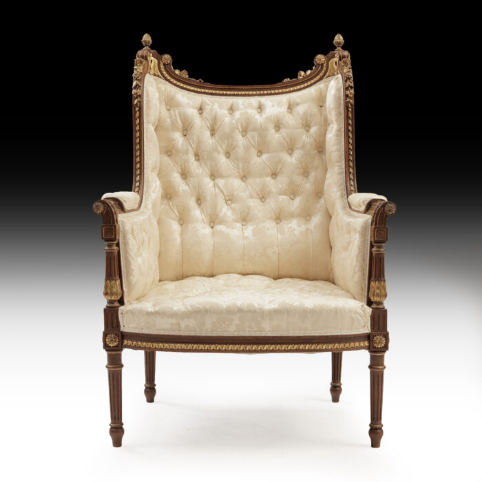 Pair French Louis XVI Armchairs - Image 14