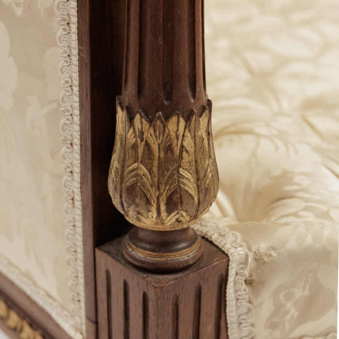 Pair French Louis XVI Armchairs - Image 4
