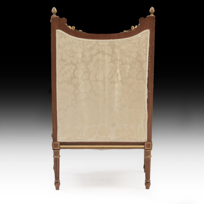 Pair French Louis XVI Armchairs - Image 9