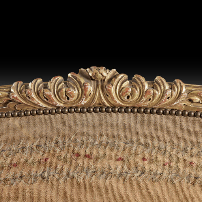 19th Century Gilded French Bed - Image 2