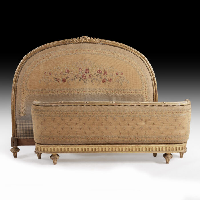 19th Century Gilded French Bed - Image 8