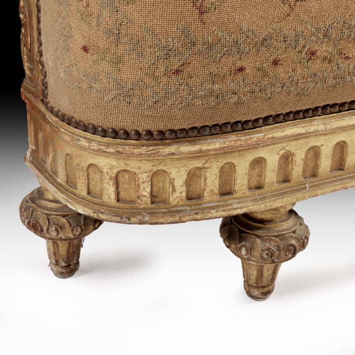 19th Century Gilded French Bed - Image 7