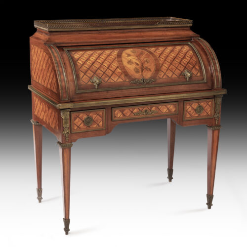 Antique-Bureau-à-Cylindre