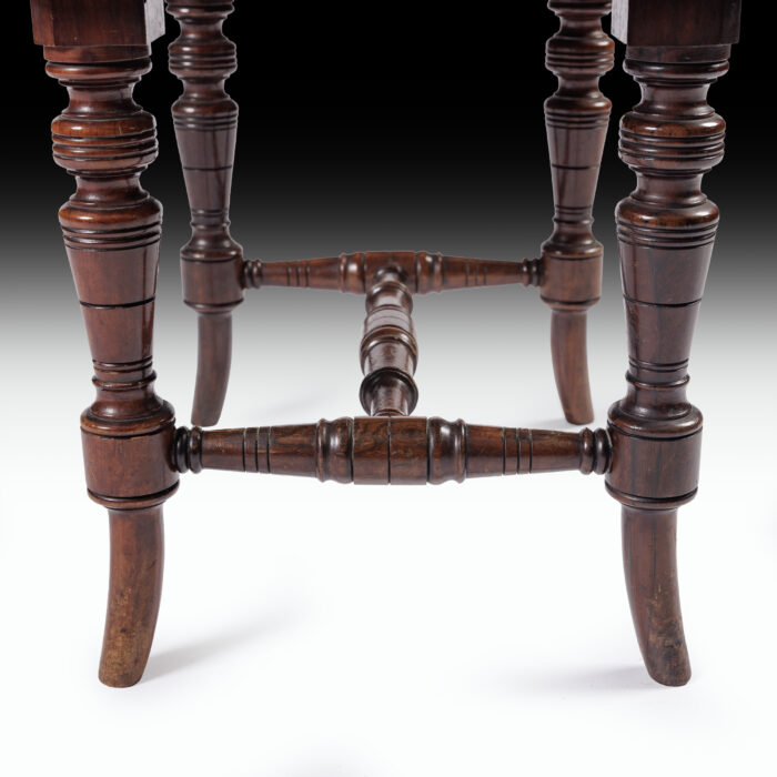 Adjustable Antique Piano Stool - Image 5