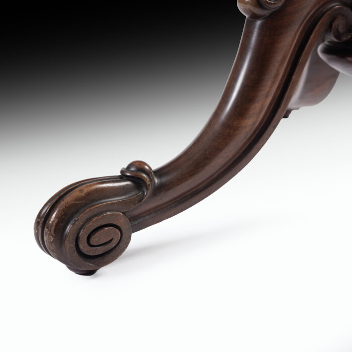 Pair English Mahogany Side Tables - Image 2