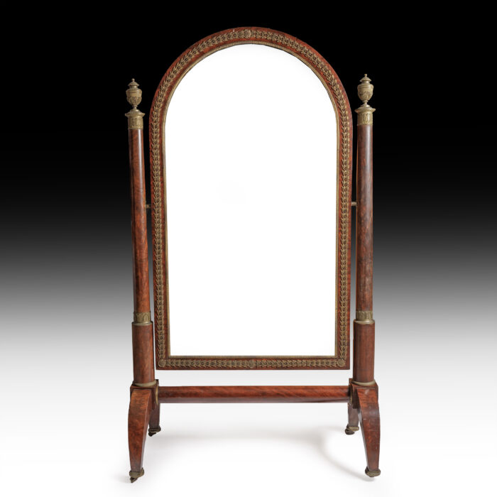 19th-Century-Cheval-Mirror