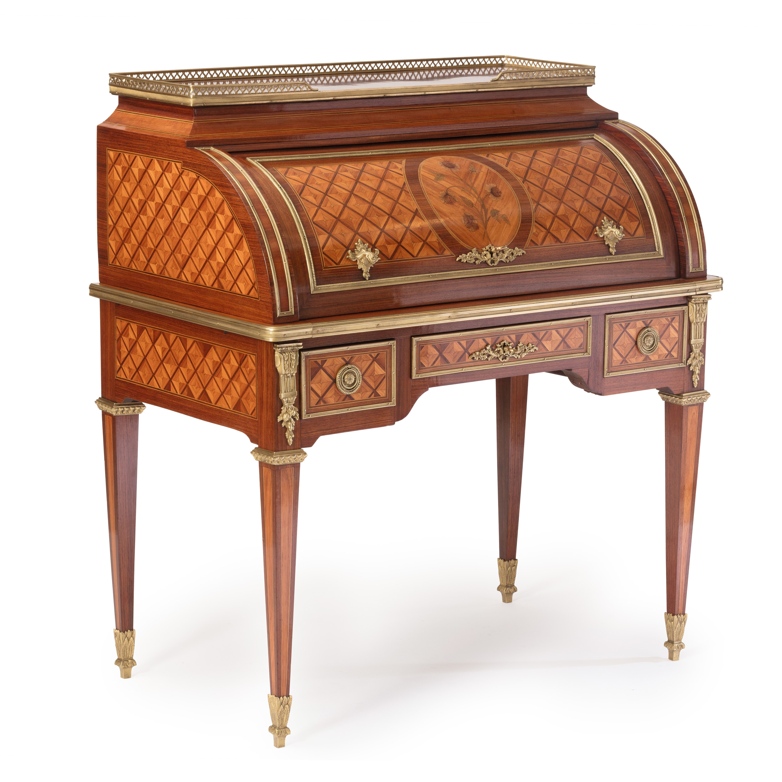 Antique Bureau à Cylindre 75 Antique Bureau à Cylindre