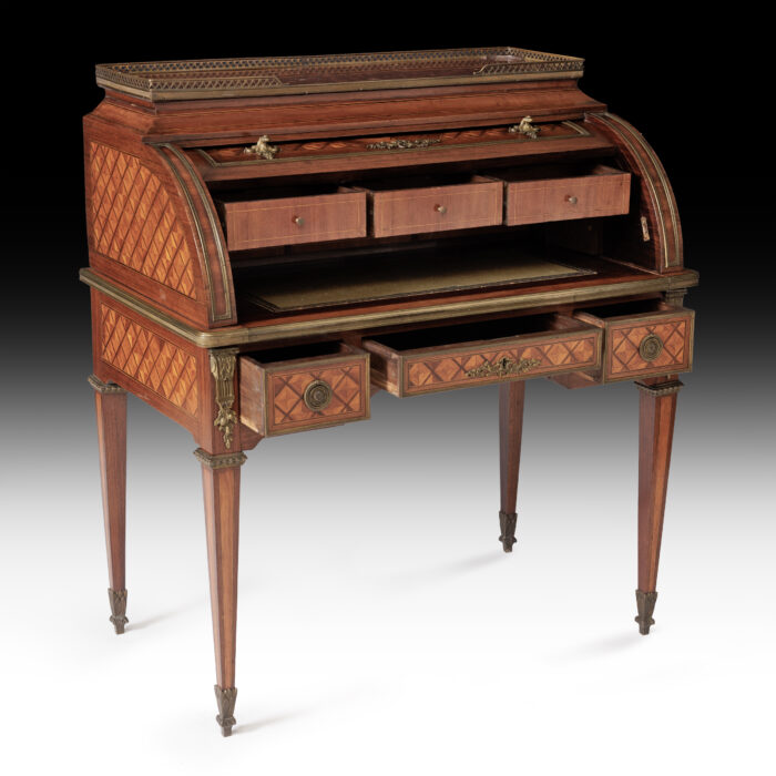 Antique Bureau à Cylindre - Image 11