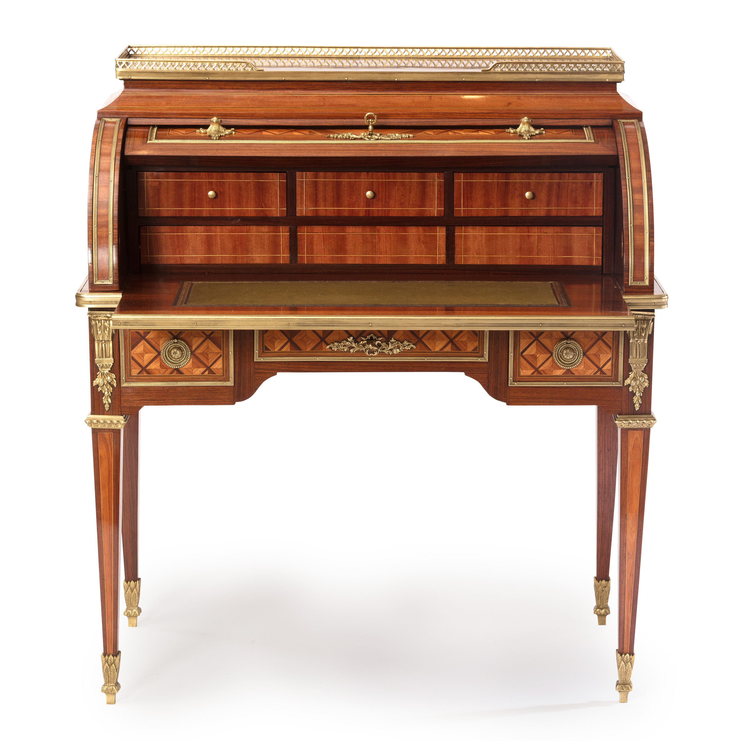 Antique Bureau à Cylindre 76 Antique Bureau a Cylindre