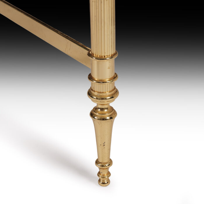 Pair Vintage Circular Side Tables - Image 4