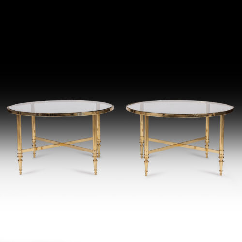 Pair-Vintage-Circular-Side-Tables