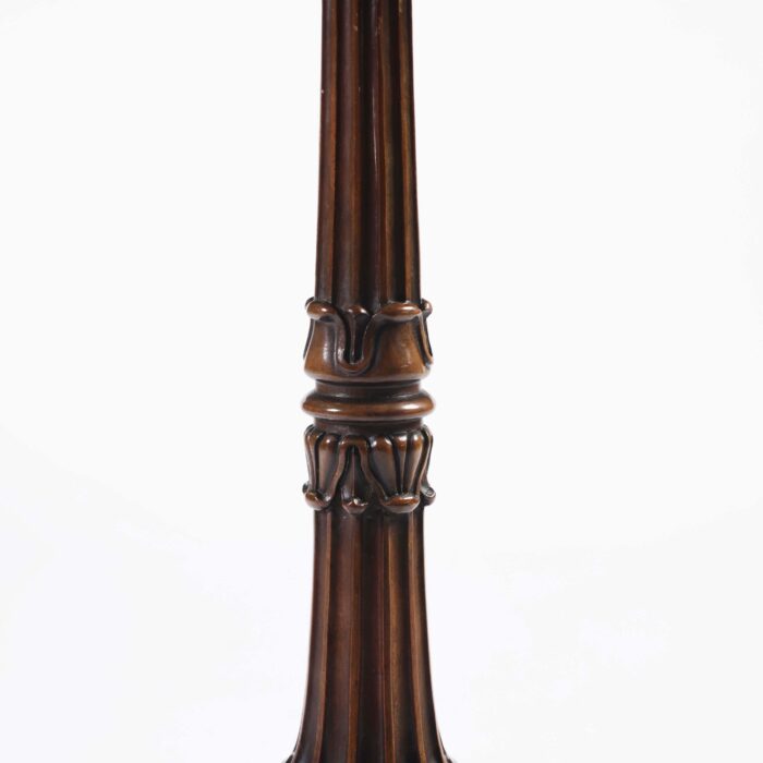 Pair English Mahogany Side Tables - Image 5